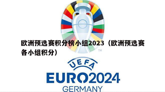 欧洲预选赛积分榜小组2023（欧洲预选赛各小组积分）